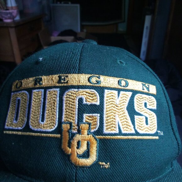 Deadstock Vintage Sports Specialties Oregon Ducks Snap Hat Cap - Picture 2 of 7